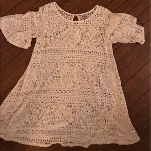 Free People Crochet Beach Coverup